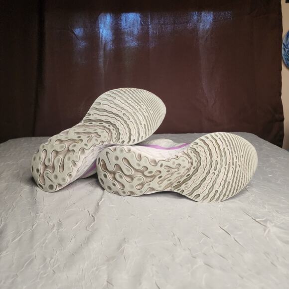 Nike Womens React Infinity Run FK3 Running Shoes White Rush Fuchsia Size 7.5 - Picture 5 of 7